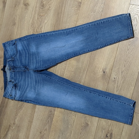 FRYE women's medium wash blue denim mid-rise skinny jeans SZ 12 - Picture 2 of 9